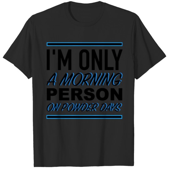 Discover MORNING PERSON T-shirt