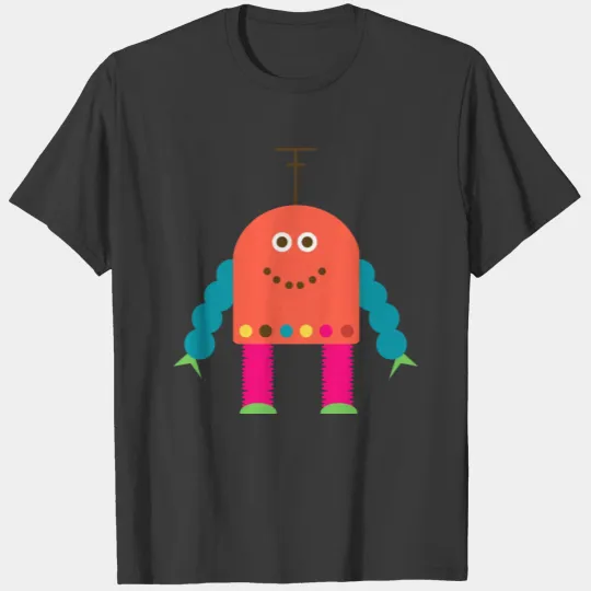 Discover robot_monster_with_antenna T-shirt