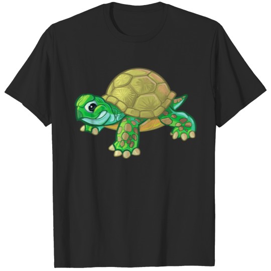 Discover cute-tough-cartoon-baby-turtle-tortoise T-shirt