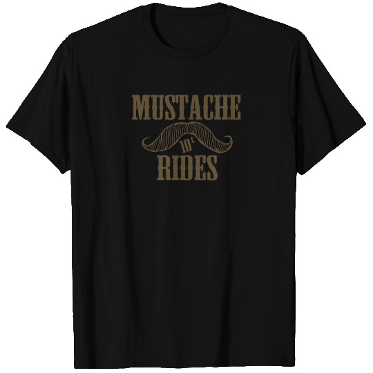 Mustache Rides T-shirt