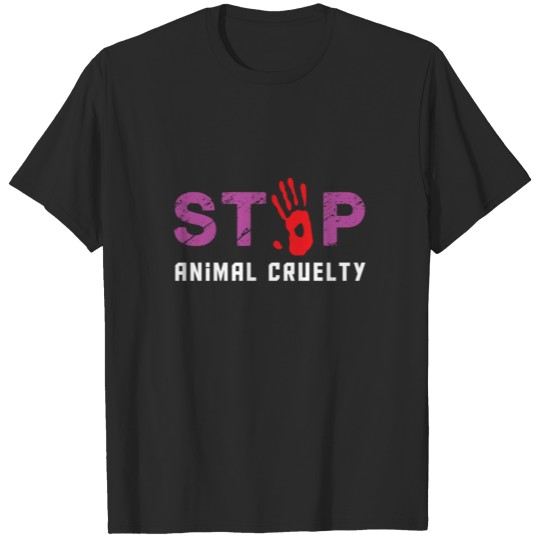 Discover Stop animal cruelty T-shirt