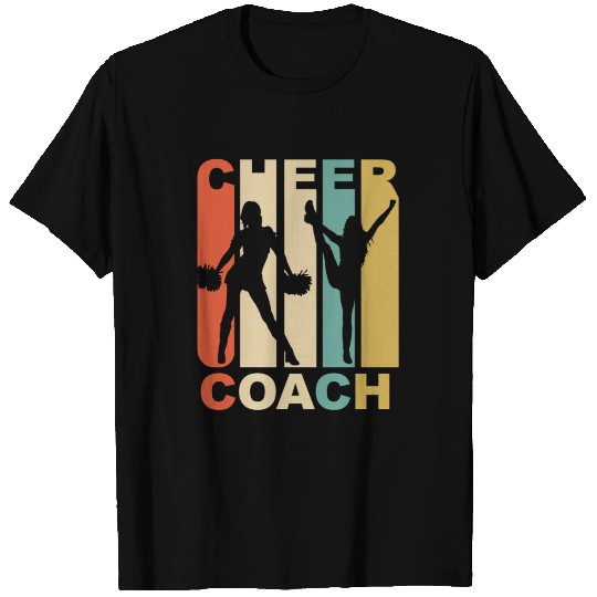 Vintage Cheer Coach Cheerleading Graphic T-shirt