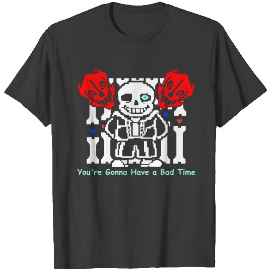 Undertale Sans Bad Time Game Funny T-shirt