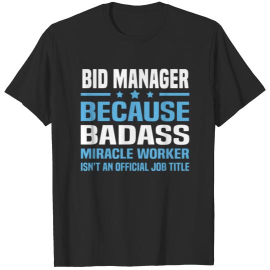 Discover Bid Manager T-shirt