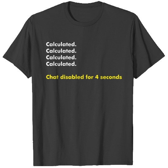 rocket league calculated T-shirt