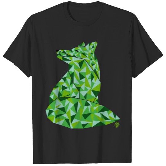 Discover Shapes - Green Fox T-shirt
