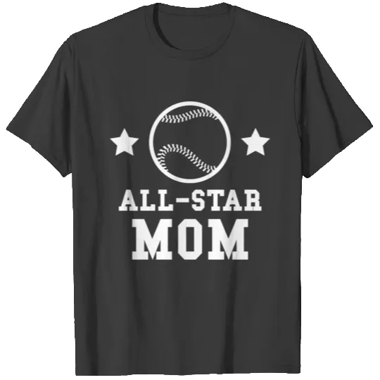 All Star Baseball Mom T-shirt