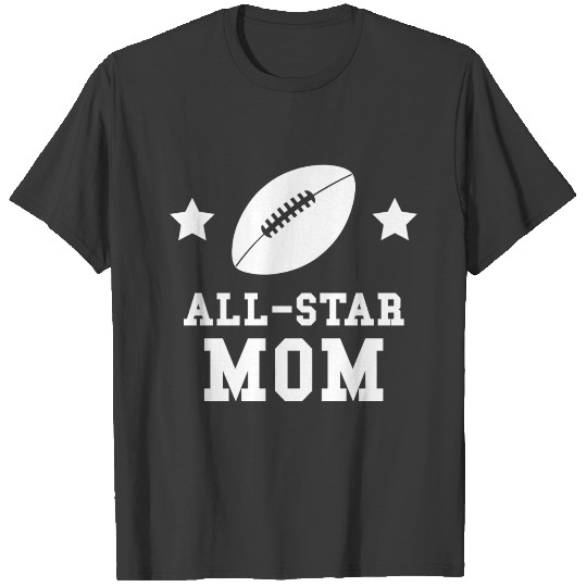 All Star Football Mom T-shirt