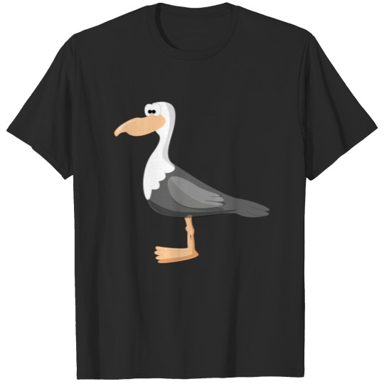 Discover Cartoon Seagull T-shirt