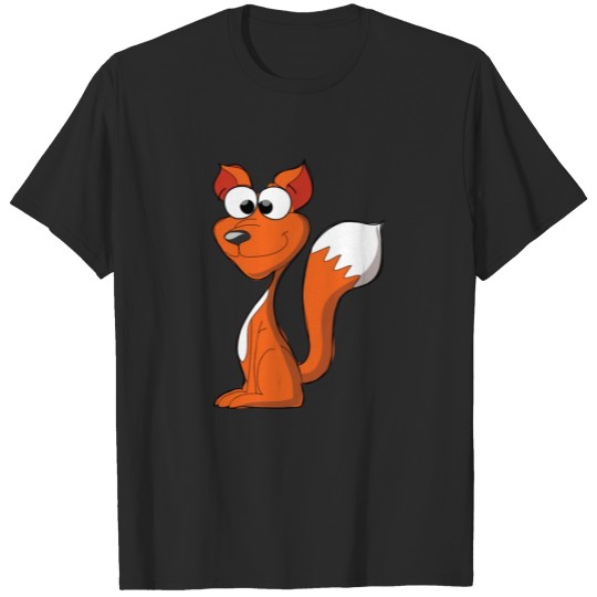 Discover Cartoon Fox T-shirt