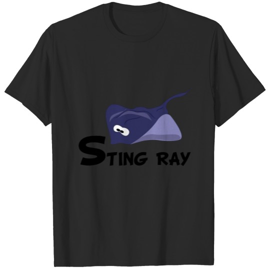 Discover Cartoon Sting Ray T-shirt