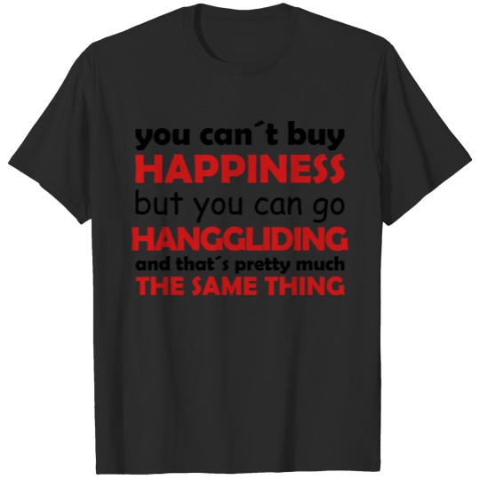 Discover happiness hanggliding T-shirt