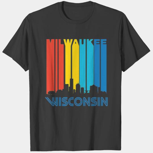 Retro Milwaukee Skyline T-shirt
