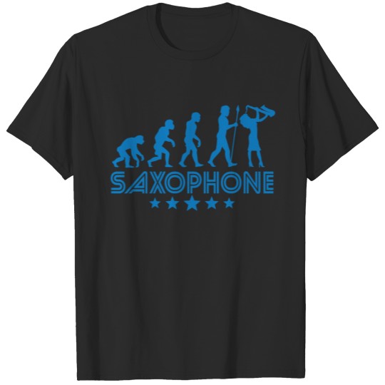 Retro Saxophone Evolution T-shirt