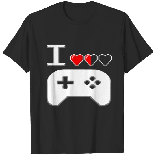 Discover I Love Gaming White T-shirt
