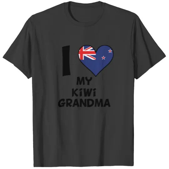 I Heart My Kiwi Grandma T-shirt
