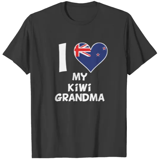 I Heart My Kiwi Grandma T-shirt