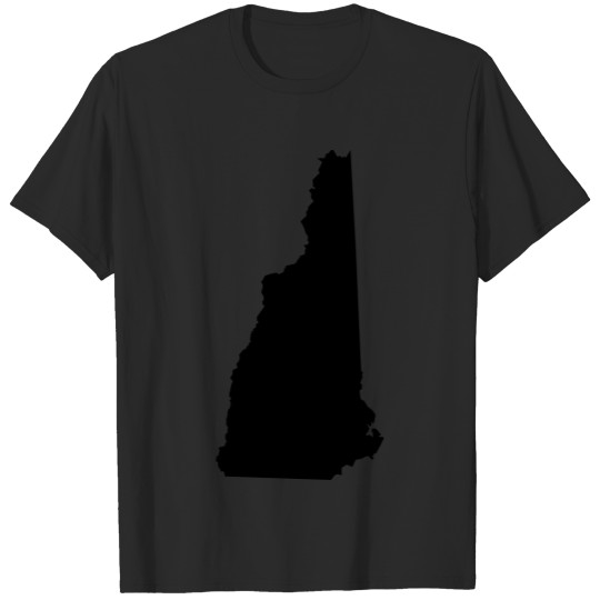 Discover New Hampshire map T-shirt