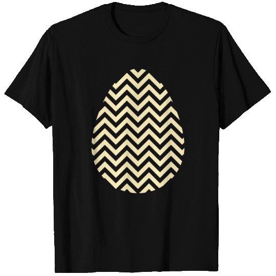 Gold Easter Egg Chevron T-shirt