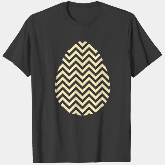 Gold Easter Egg Chevron T-shirt