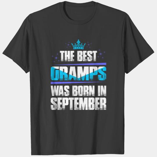Discover The Best Gramps Was Born In September T-shirt