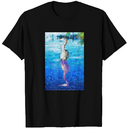 Great Blue Heron Ardea herodias T-shirt