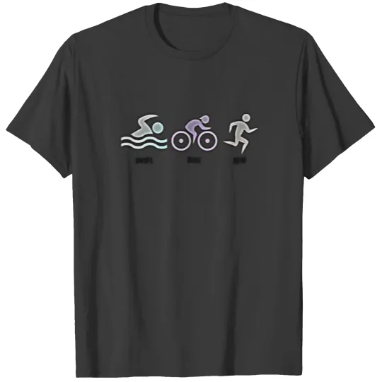 SWIM BIKE RUN T-shirt