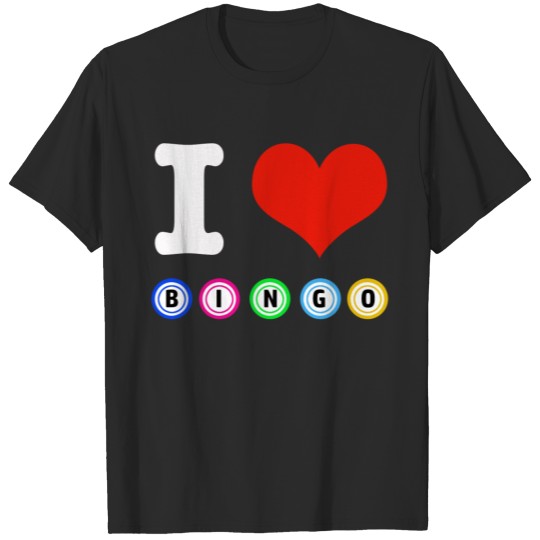 Discover I love Bingo designs T-shirt