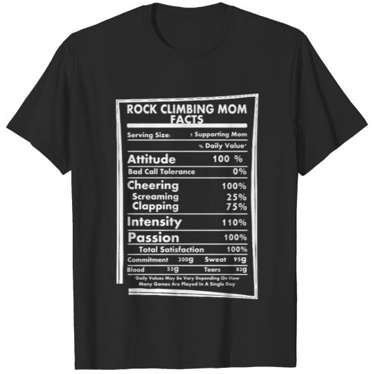 Discover Rock Climbing Mom Facts Daily Values May Be Vary T-shirt