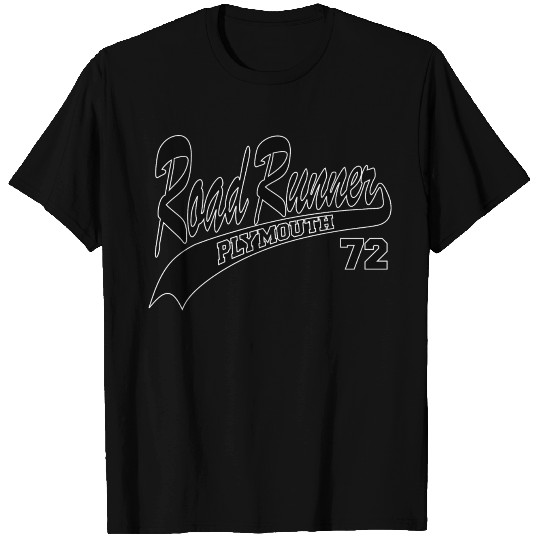 72 Road Runner-white outl T-shirt