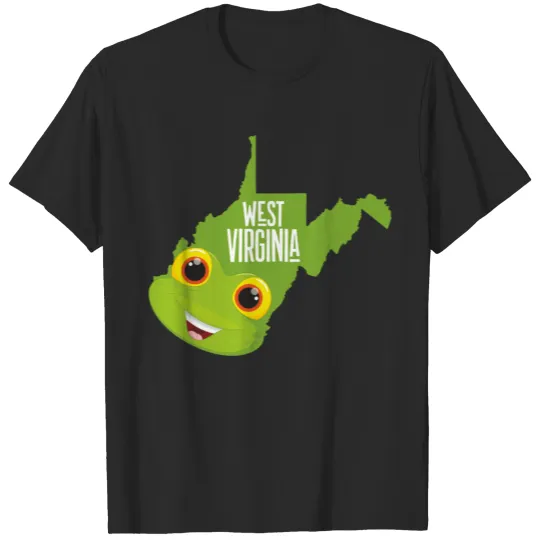Discover Funny map of West Virginia T-shirt