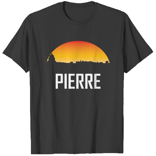 Pierre South Dakota Sunset Skyline T-shirt