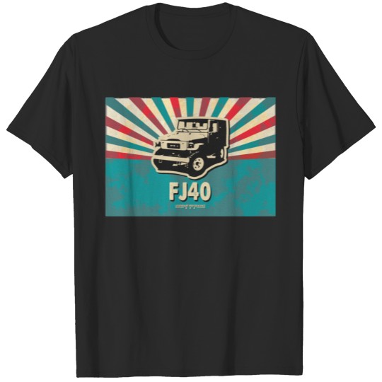 Discover Vintage FJ40 Poster Tee T-shirt