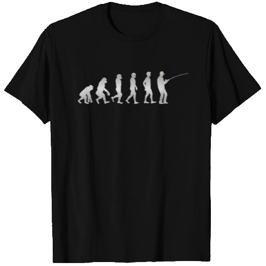 It s Just Evolution Fishing T-shirt