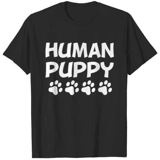 Discover Human Puppy T-shirt