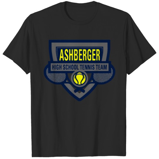 Discover ASHBERGER HIGH SCHOOL TENNISH TEAM T-shirt