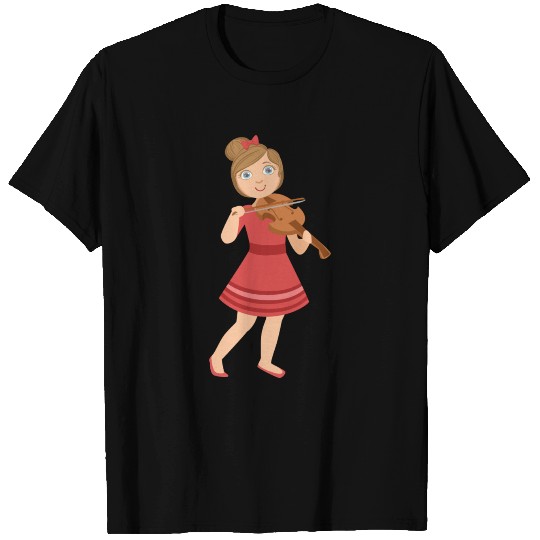 Girl playing Violin T-shirt