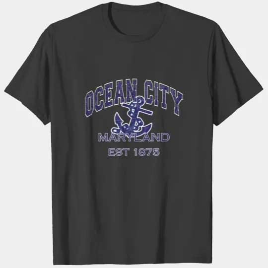 Ocean City Maryland Anchor T-shirt