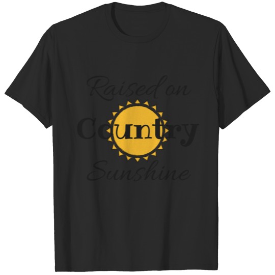 Discover Raised on Country Sunshine T-shirt