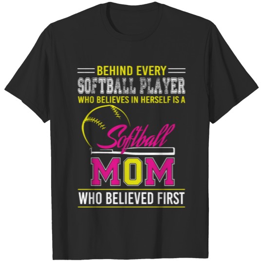 Discover Softball Mom T Shirt T-shirt