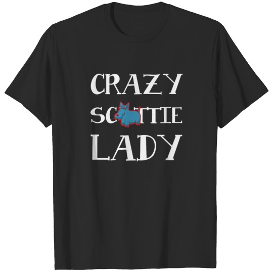 Discover Crazy Scottie Lady Dog T-shirt