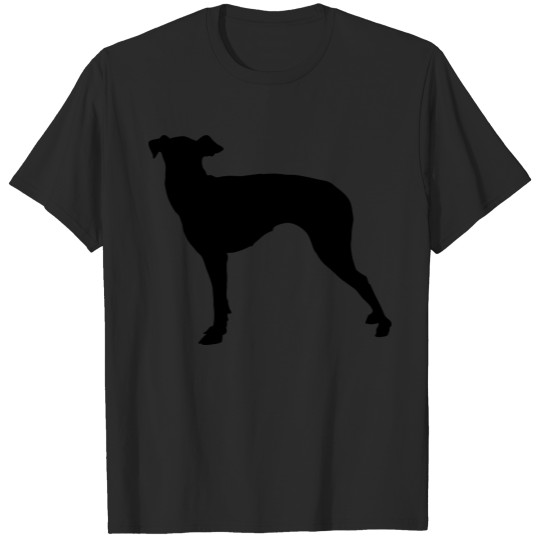 Discover Vector dog Silhouette T-shirt