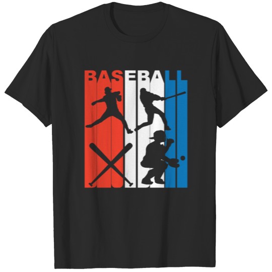Discover Red White And Blue Baseball T-shirt