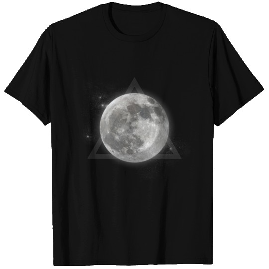 Moon and galaxy T-shirt