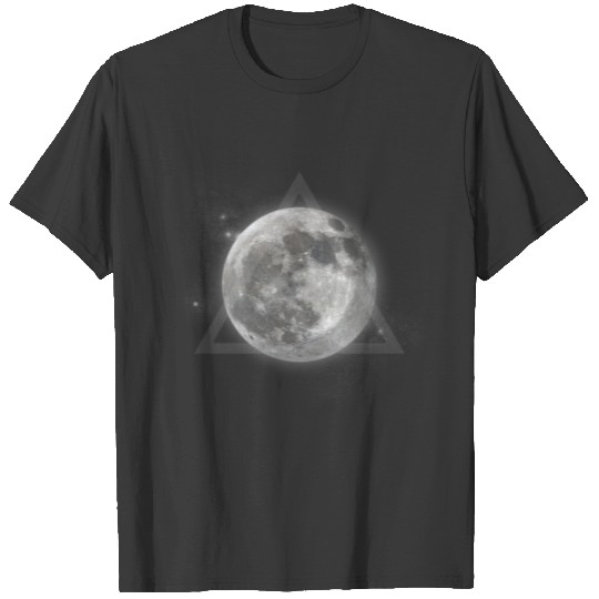 Moon and galaxy T-shirt