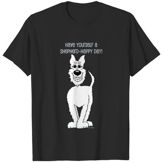 Discover White Shepherd Smile T-shirt