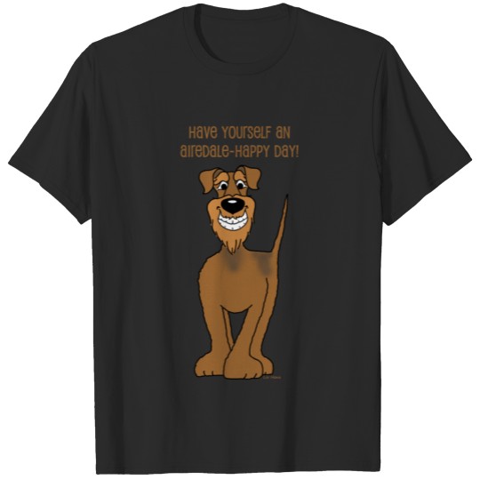 Discover Airedale Terrier Smile T-shirt