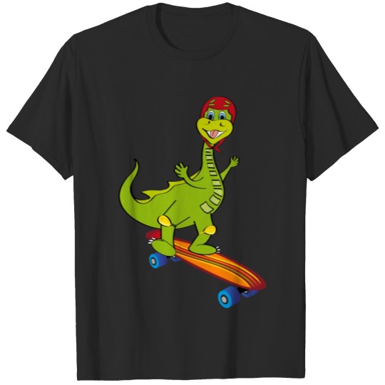Discover skateboard cartoon T-shirt