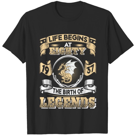 Discover 1937 - 80 years - Legends - 2017 – EN T-shirt