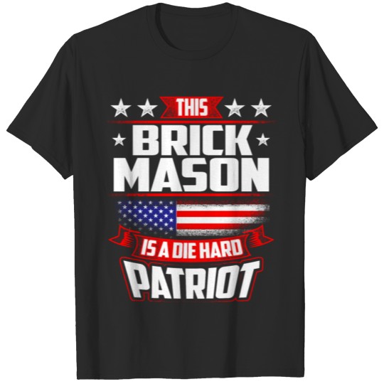Discover 4th Of July Brick Mason Shirt Gift T-shirt